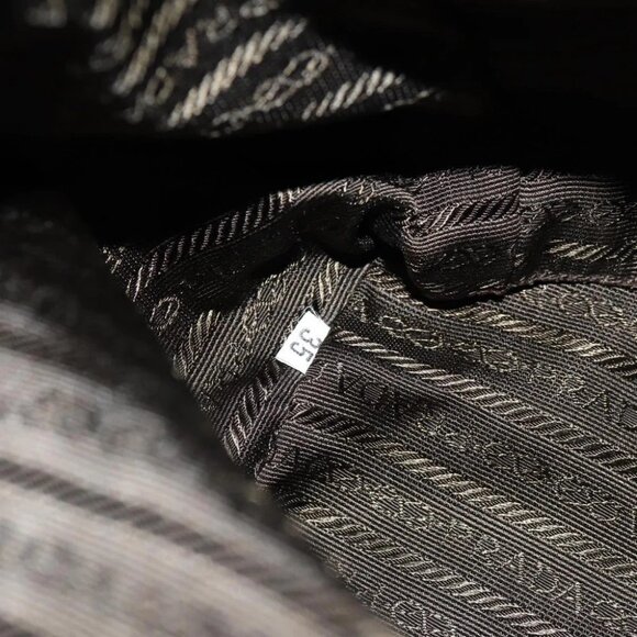 PRADA Backpack Nylon Khaki Silver - Picture 15 of 15